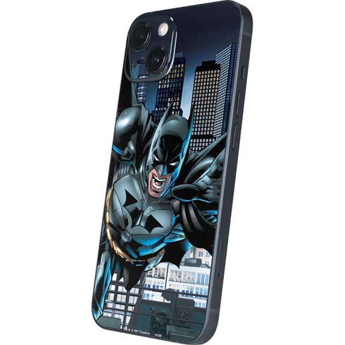 DC Comics Batman Dark Knight Comic Art Action Pose iPhone 14 Plus Skin